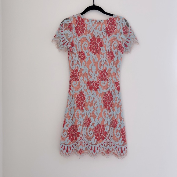 Fab’rik multicolor scalloped mini dress size small - Picture 5 of 5